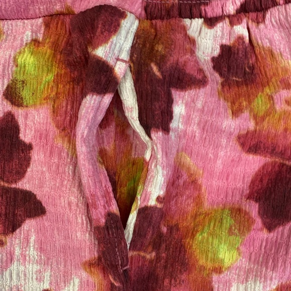 Bar III Pink Floral 2 Piece Pants Set - M - Picture 12 of 14